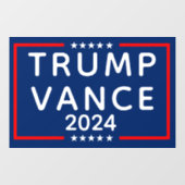 トランプVance 2024 ウィンドウサイン (シート)