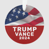 トランプVance 2024 オーナメント (正面)
