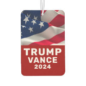 トランプVance 2024 カーエアーフレッシュナー (裏面)