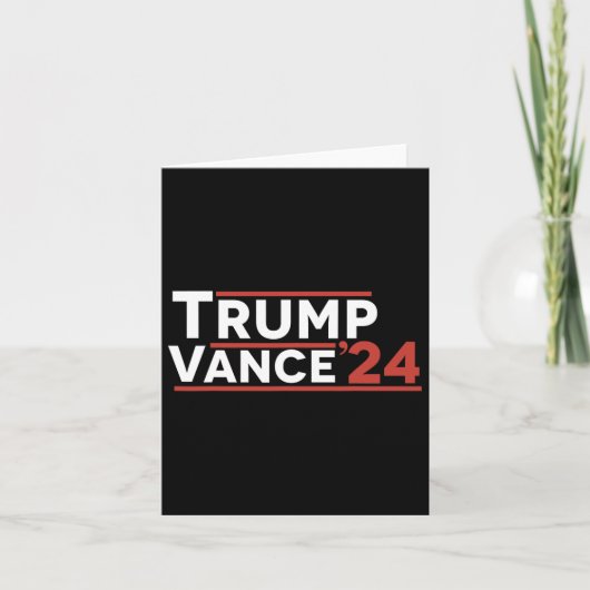 トランプVance 2024 カード (正面)