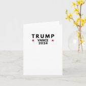 トランプVance 2024 カード (黄色い花)
