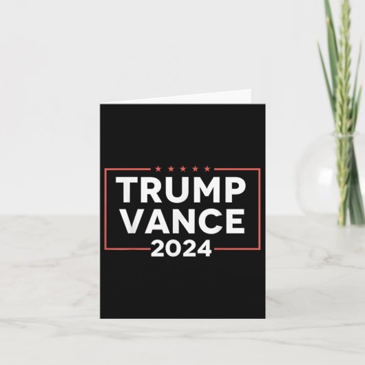 トランプVance 2024 カード (正面)