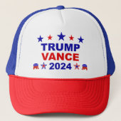 トランプVance 2024 キャップ (正面)