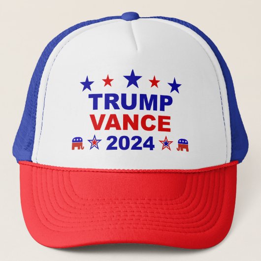 トランプVance 2024 キャップ (正面)
