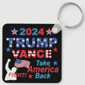 トランプVANCE 2024 キーホルダー (裏面)