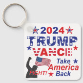 トランプVANCE 2024 キーホルダー (正面)