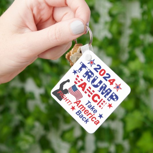 トランプVANCE 2024 キーホルダー (手)
