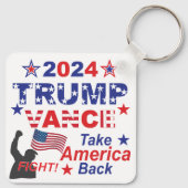トランプVANCE 2024 キーホルダー (裏面)