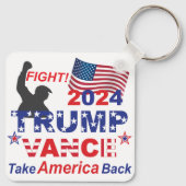 トランプVANCE 2024 キーホルダー (裏面)