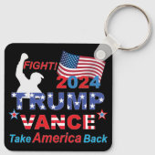 トランプVANCE 2024 キーホルダー (裏面)