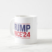 トランプVance 2024 コーヒーマグカップ (正面左)