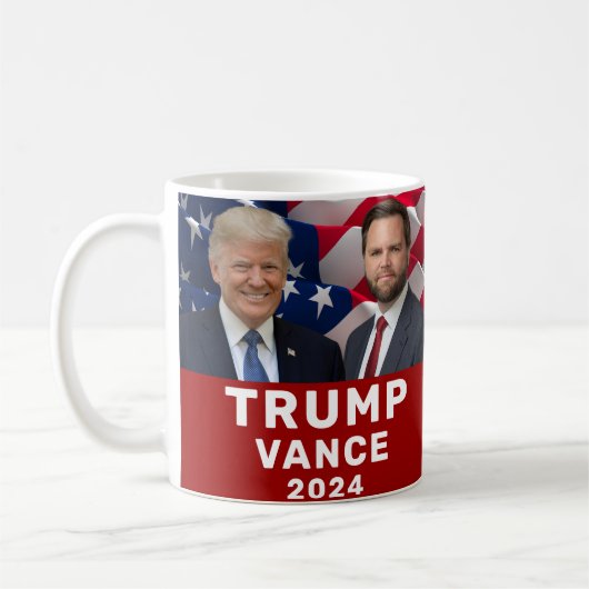 トランプVance 2024 コーヒーマグカップ (左)