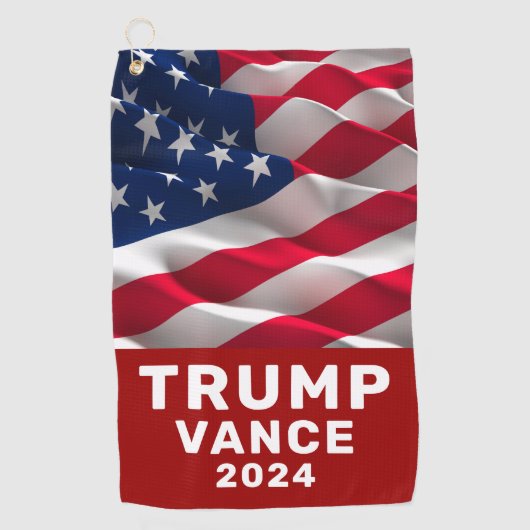 トランプVance 2024 ゴルフタオル (正面)