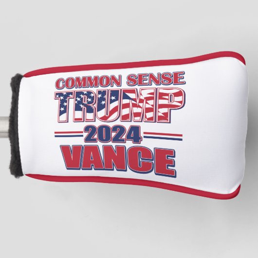 トランプVance 2024 ゴルフヘッドカバー (正面)