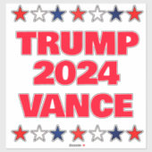 トランプVance 2024 シール (シート)