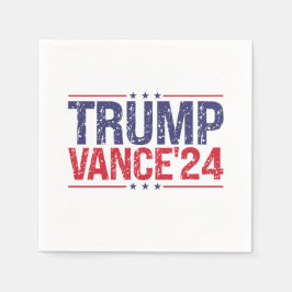 トランプVance 2024 スタンダードカクテルナプキン