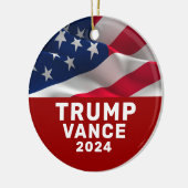 トランプVance 2024 セラミックオーナメント (左)
