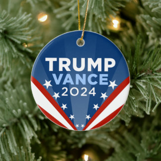 トランプVance 2024 セラミックオーナメント