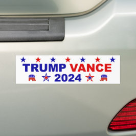 トランプVance 2024 バンパーステッカー