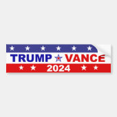 トランプVANCE 2024 バンパーステッカー (正面)