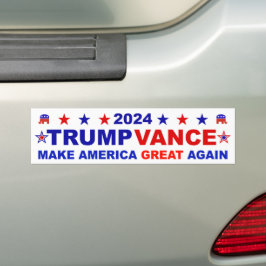 トランプVance 2024 バンパーステッカー