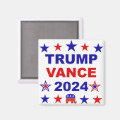 トランプVance 2024 マグネット (正面/裏面)