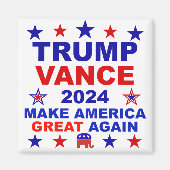 トランプVance 2024 マグネット (正面)