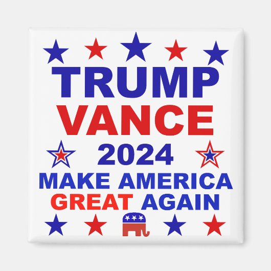 トランプVance 2024 マグネット (正面)
