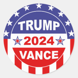 トランプVANCE 2024 ラウンドシール