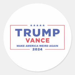 トランプVANCE 2024 ラウンドシール