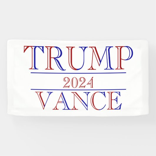トランプVance 2024 横断幕 (横)