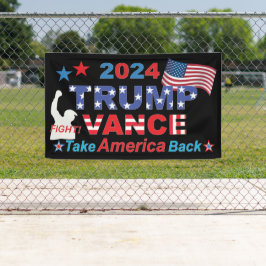 トランプVANCE 2024 横断幕