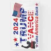 トランプVANCE 2024 横断幕 (縦)