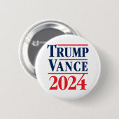 トランプVance 2024 缶バッジ (正面&裏面)