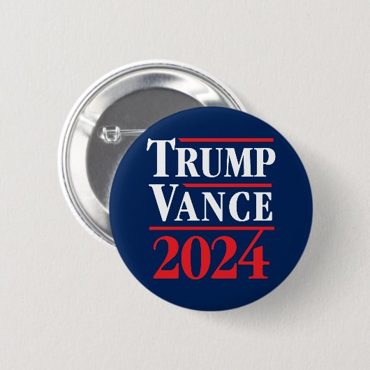 トランプVance 2024 缶バッジ (正面&裏面)