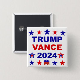 トランプVance 2024 缶バッジ