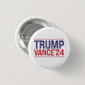 トランプVance 2024 缶バッジ (正面&裏面)