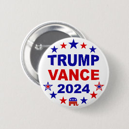 トランプVance 2024 缶バッジ