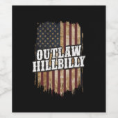 トランプVance 2024 J.D. Vance Outlaw Hillbilly ワインラベル (シングルラベル)