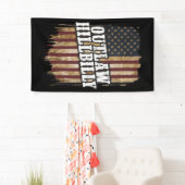 トランプVance 2024 J.D. Vance Outlaw Hillbilly 横断幕 (インサイチュ)