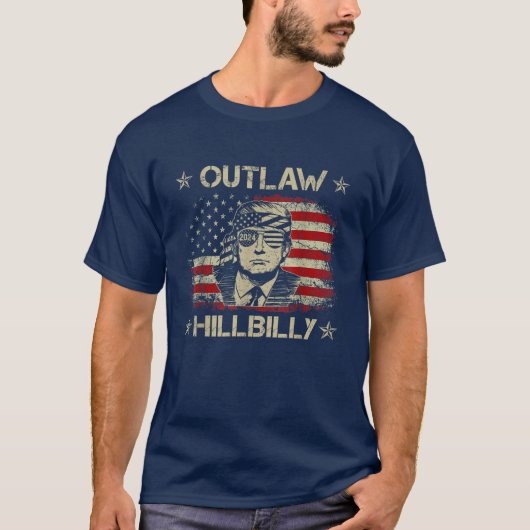 トランプVance 2024 J.D. Vance Outlaw Hillbilly Tシャツ (正面)