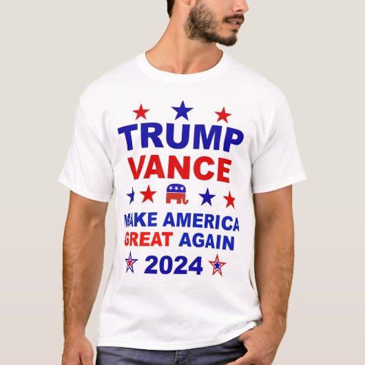 トランプVance 2024 Tシャツ (正面)