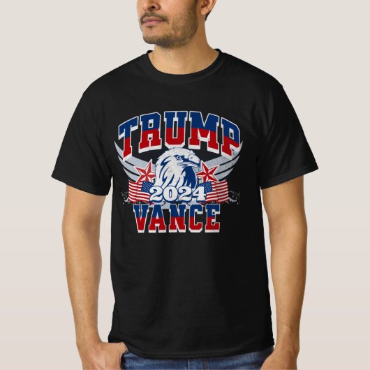 トランプVance 2024 Tシャツ (正面)