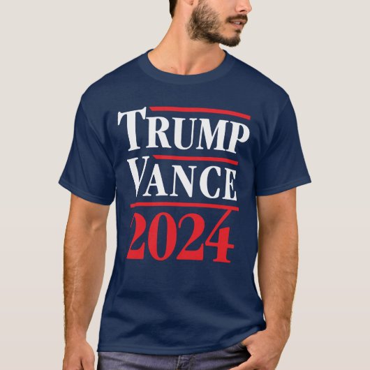 トランプVance 2024 Tシャツ (正面)