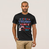 トランプVANCE 2024 Tシャツ (正面フル)
