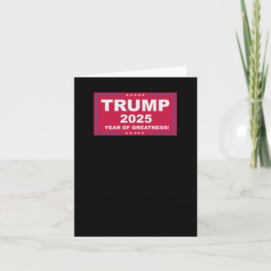 トランプVance 2025偉大さの年() カード (正面)