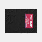 トランプVance 2025偉大さの年() フリースブランケット (正面(横))