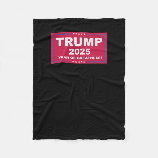 トランプVance 2025偉大さの年() フリースブランケット (正面)