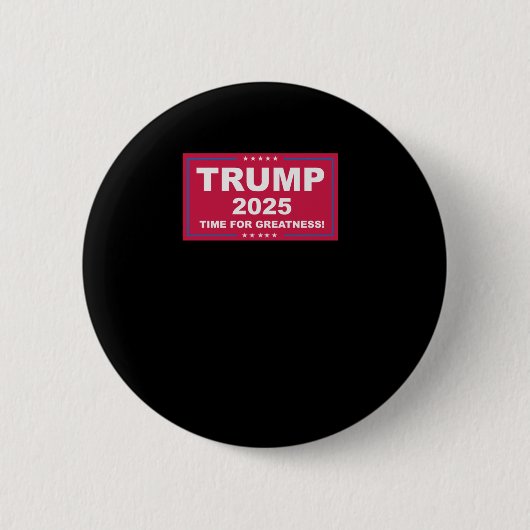 トランプVance 2025偉大さの時間() 缶バッジ (正面)