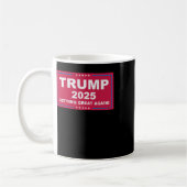 トランプVance 2025再素晴らし度取得() コーヒーマグカップ (左)